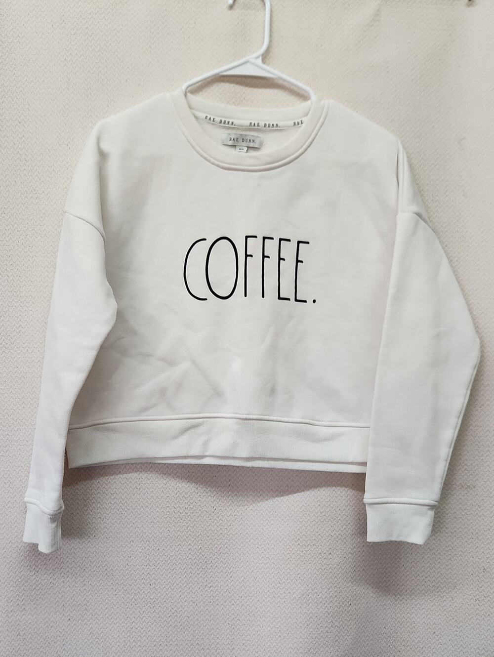 Rae Dunn White Crewneck Sweatshirt
